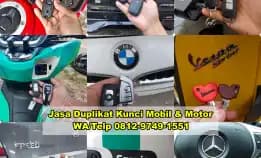 Duplikat Kunci Terdekat 0812-9749-1551(Wa) Ahli Kunci Mobil Immobilizer, Smart Key Dan Keyless