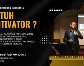 Pembicara Motivator Tangerang Selatan, Terpercaya & Solutif, Dian Saputra