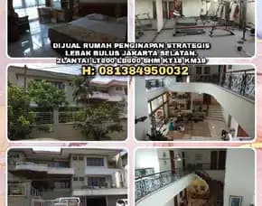 Dijual Rumah Penginapan Strategis Di Lebak Bulus Jakarta Selatan.2lantai Lt800 Lb600 Kt18 Km18