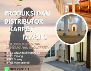 Elegan Mewah, Jual Karpet Masjid Warna Abu Abu Dumai, Distributor Pemasangan Karpet Masjid Langsung Dari Pabrik Dharmasraya