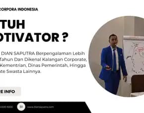 Pembicara Motivator Boyolali, Terpercaya & Solutif, Dian Saputra