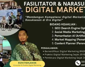 Instruktur Narasumber Bisnis Pemasaran Online Bnsp Kementerian Koperasi & Ukm Trenggalek Malang Rizki Pahlawan