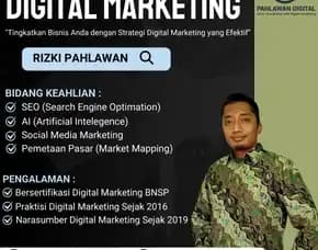 Motivator Narasumber Bisnis Pemasaran Online Bnsp Dinas Perindustrian & Perdagangan Sukabumi Pontianak Rizki Pahlawan