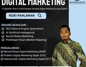 Pembicara Narasumber Bisnis Pemasaran Online Bnsp Kementerian Perindustrian Sragen Semarang Rizki Pahlawan