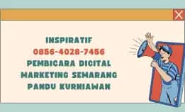 Inspiratif 0856-4028-7456 Pembicara Digital Marketing Semarang Pandu Kurniawan