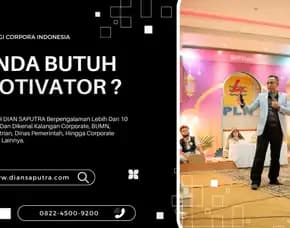 Pembicara Motivator Kulon Progo, Terpercaya & Solutif, Dian Saputra