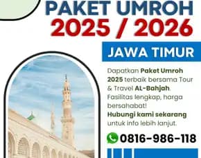 Travel Umroh Syawal 2025 Kedungkandang Malang Al Bahjah