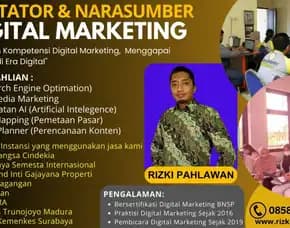 Coach Narasumber Bisnis Pemasaran Online Bnsp Kementerian Sosial Tapanuli Selatan Surakarta Rizki Pahlawan