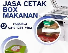 Murah!!  Jasa Percetakan Kemasan Makanan Ngawi