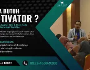 Motivator Denpasar, Terpercaya & Solutif, Dian Saputra