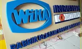 Letter Sign Huruf Timbul Logo Wika - Wijaya Karya