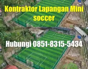 Termurah Kontraktor Lapangan Mini Soccer Kabupaten Tangerang Kemiri