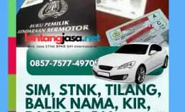 Termurah 0857-7577-4970 Bayar Setelah Jadi Balik Nama Kendaraan Terpercaya Di Jakarta Utara Bintangjasa.Net