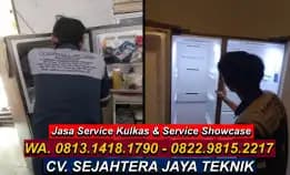 Wa. 0822.9815.2217 - 0813.1418.1790 Jasa Service Showcase Jakarta Selatan Terdekat 24 Jam Cv. Sejahtera Jaya Teknik