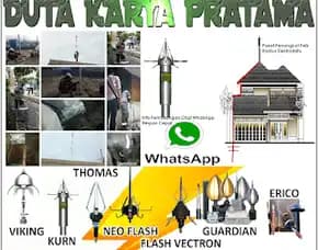 Diskon Promosi ~ Harga Paketan - Jasa Pasang Penangkal Petir Head Kurn R150 Di Cisarua ~ Bandung Barat