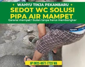 Ahli Saluran Mampet Pekanbaru