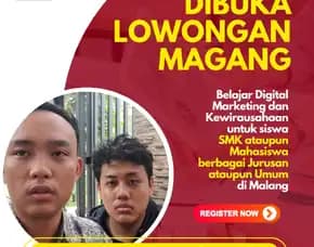 Progam Magang Pemasaran Online Malang