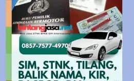 0857-7577-4970 Biro Jasa Balik Nama Kendaraan Jakarta Selatan Bayar Setelah Selesai