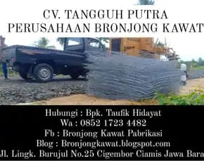 Sale !!! Harga Bronjong Kawat Manual Di Batang Gangsal, Riau