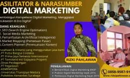 Kredibel 0858-9587-9128 Trainer Narasumber Digital Marketing Bnsp Kemenkop Ukm Sleman Tangerang Rizki Pahlawan