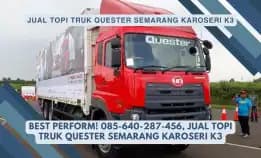 Best Perform! 085-640-287-456, Jual Topi Truk Quester Semarang Karoseri K3