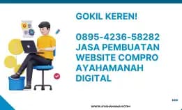 Gokil Keren! 0895-4236-58282 Jasa Pembuatan Website Compro Ayahamanah Digital