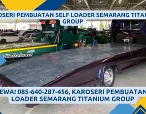 Towing Monster, Karoseri Pembuatan Self Loader Semarang Titanium Group