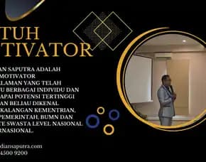 Pembicara Motivator Mamuju, Terpercaya & Solutif, Dian Saputra