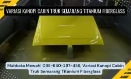 Aerodinamis! 085-640-287-456, Topi Kabin Pemecah Angin Mobil Box Semarang Titanium Fiber