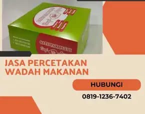 Termurah!!  Jasa Cetak Box Makanan Di Ngawi