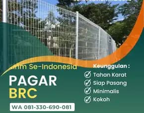 Ukuran Pagar Brc Galvanis Sidoarjo Taman - Promo Menarik! #67