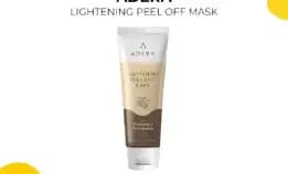 Adera Lightening Peel Of Mask With Chocolate & Niacinamide Mencerahkan Dan Mengangkat Sel Kulit Mati