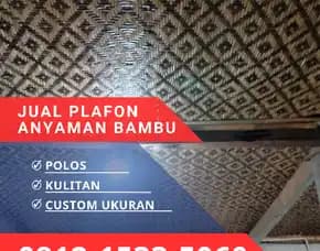 Jual Plafon Anyaman Bambu Bilik Jakarta Barat 0812,1533,5060