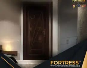 (Fortress) Pintu Rumah Minimalis 1 Pintu Putih Di Palu