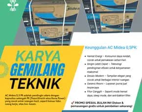 Suplier Ac Midea Terpercaya Di Yogyakarta Jogja