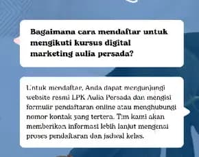 Aulia Persada, 0895-3257-10836, Digital Marketing Semarang