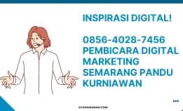 Inspirasi Digital! 0856-4028-7456 Pembicara Digital Marketing Semarang Pandu Kurniawan