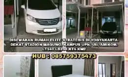 Disewakan Rumah Elite Strategis Di Yogyakarta.Dekat Stadion Maguwo, Kampus Upn, Uii. Lt140 Lb200