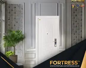 (Fortress) Pintu Plat Besi Rumah 1 Daun Di Palu