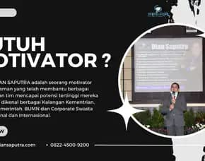 Pembicara Motivator Pangalengan, Terpercaya & Solutif, Dian Saputra