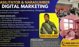 Tersertifikasi Bnsp 0858-9587-9128 Fasilitator Narasumber Digital Marketing Bnsp Kementerian Koperasi & Ukm Bima Bandung Bogor Bandung Depok Tangerang Rizki Pahlawan