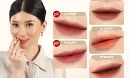 Madame Gie Charmseeker 2in1 Ombre - Make Up Lipstick Lip Matte Cream Soft Matte Finish Superstay