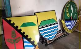 Akrilik Logo Kota Bandung/ Logo Kabupaten Bandung/ Logo Jawa Barat