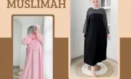 Elegan 0851-1708-5540 Pabrik Gamis Motif Untuk Wanita Salatiga Medan Muezza Fashion