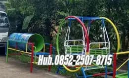 Hub 0852-2507-8715 Produksi !! Ayunan Besi Klasik Dan Mainan Playground Outdoor Kec Paninggaran Pekalongan  Bayar Cod Free Ongkir