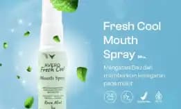 Avero Fresh Cool Mouth Spray - Bpom Parfum Mulut, Pengharum Mulut & Penyegar Mulut