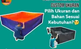 Tahan Lama ! Call 0812-6660-1996 Jual Terpal Kolam Kotak Samarinda Llir Tenggarong