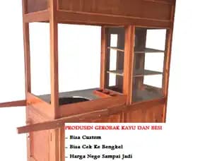 Produsen Rental Gerobak Kayu Dan Besi Murah (Model Gerobak Bakso)