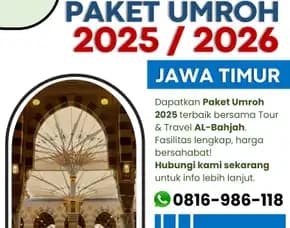 Paket Umroh Akhir Tahun 2025 Karangploso Malang Al Bahjah