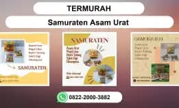 Termurah, 0822-2000-3882 Distributor Samuraten Asam Urat Brebes